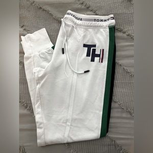 White Tommy Sweatpants